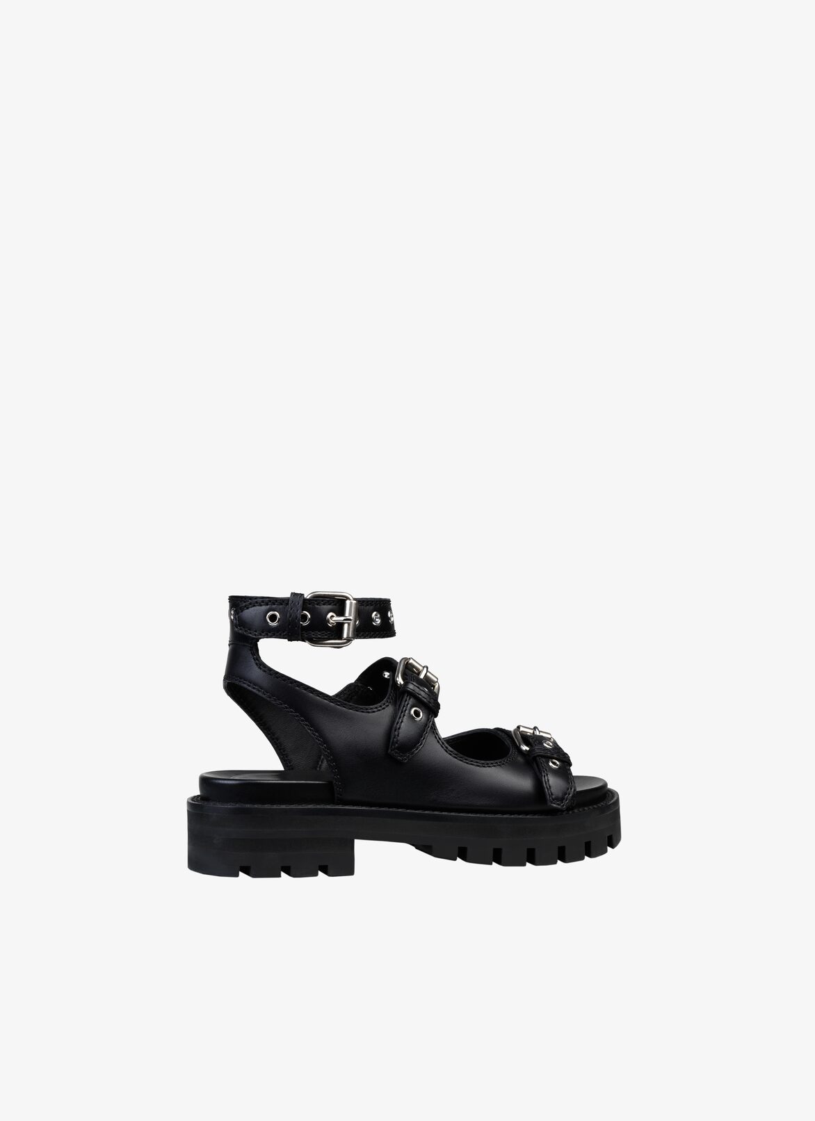 PLATFORM SANDALS ALAÏA BLACK PLATFORM SANDALS